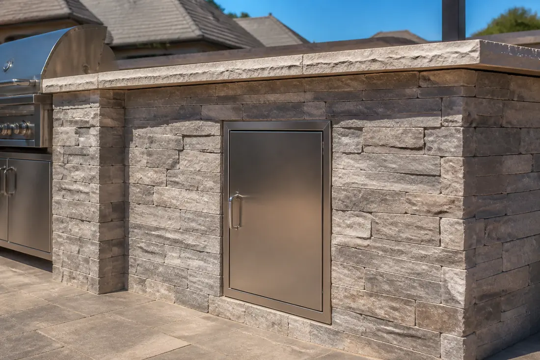 Manufactured stone — outdoor kitchens