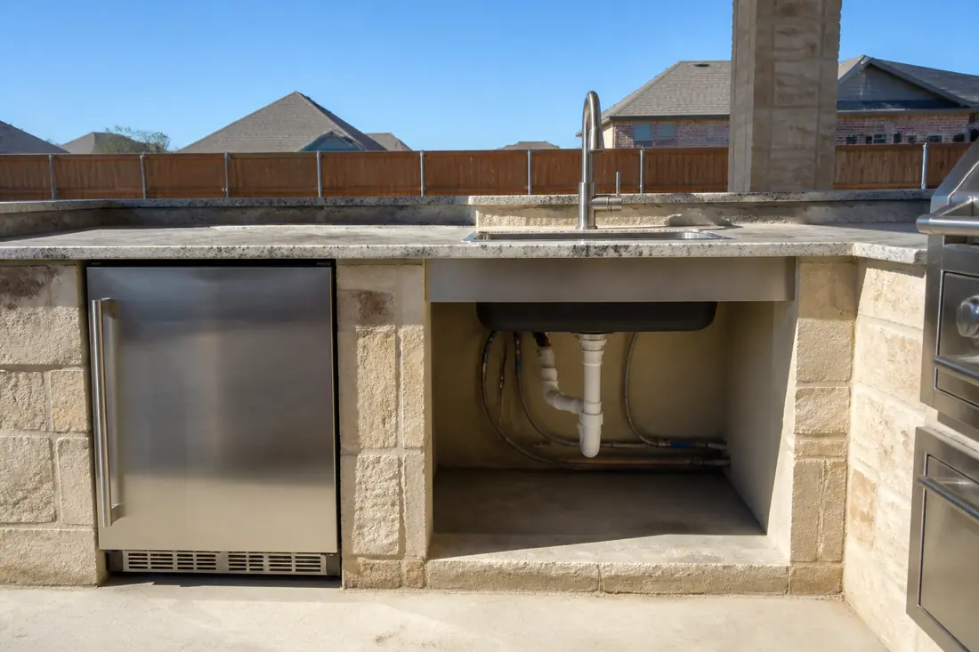 Outdoor Refrigeration and Sinks project