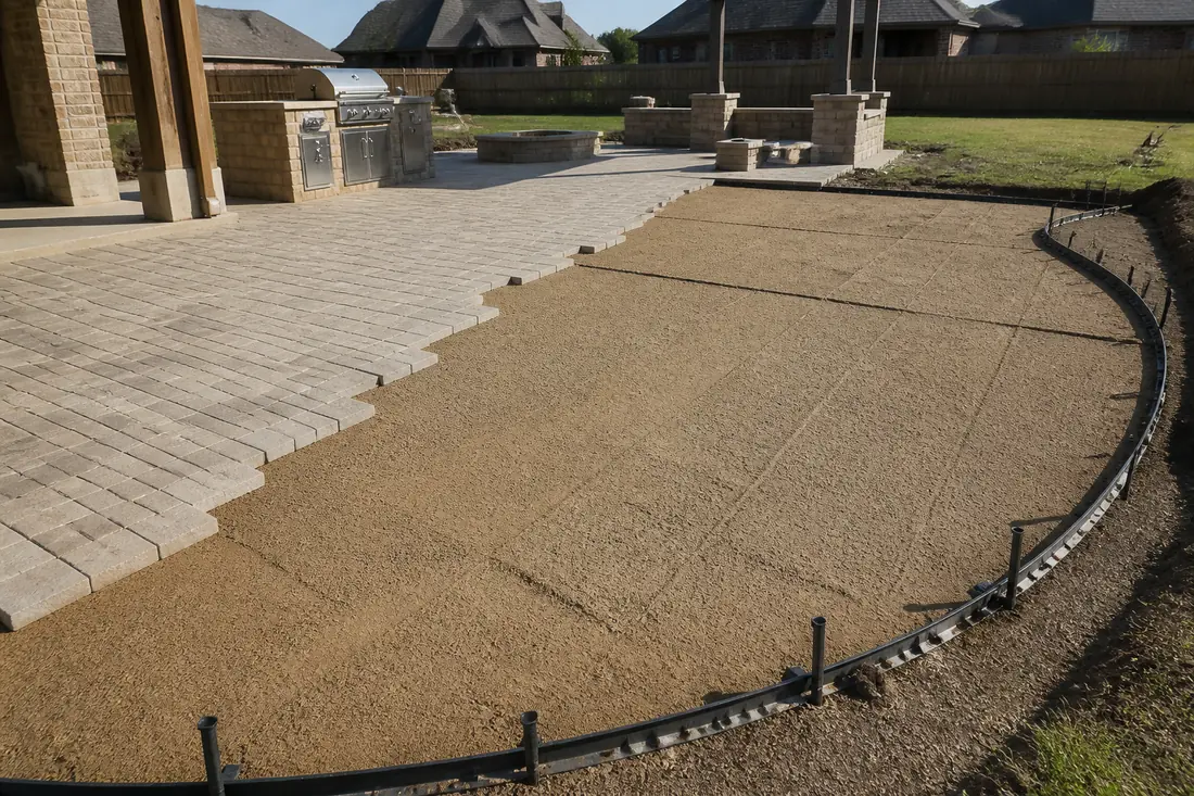 Patios and Paver Decking project
